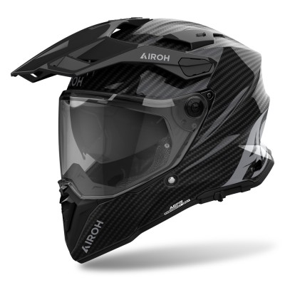 Casco Touring Airoh Commander 2 Full Carbon Lucido - Caschi Moto On-Off Touring