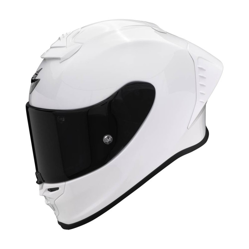 Casco Integrale Scorpion Exo-R1 Fim1 Air Solid Bianco Perla - Caschi Moto Integrali