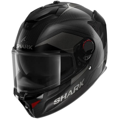 Casco Integrale Shark Spartan Gt Pro Carbon Ritmo Antracite Chrome - Caschi Moto Integrali