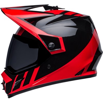 Casco Touring Bell MX-9 Adventure Mips Rosso Nero - Caschi On-Off Touring