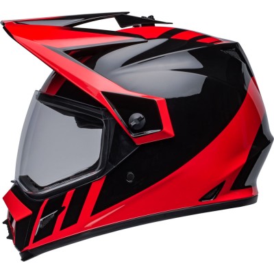 Casco Touring Bell MX-9 Adventure Mips Rosso Nero - Caschi On-Off Touring