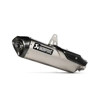 Scarico Akrapovic Slip On Argento. Triumph Tiger 900 Modelle (19-). - Marmitte