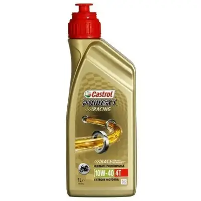 Olio Moto 4 Tempi Castrol Power 1 Racing 10W-40 1 litro H UJ - Olio Cambio Moto