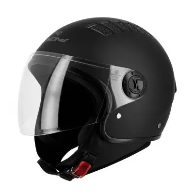 Casco Jet Osone S707 Citizen Nero Opaco - Caschi Moto Jet e Demi-jet