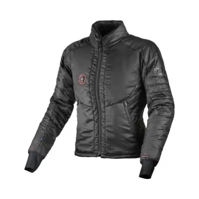 Giacca Donna Riscaldata In Tessuto Macna Nuclea Nero - Giacche Moto Donna