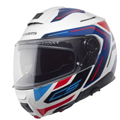 Casco Modulare Schuberth C5 Omega Bianco - Caschi Moto Modulari
