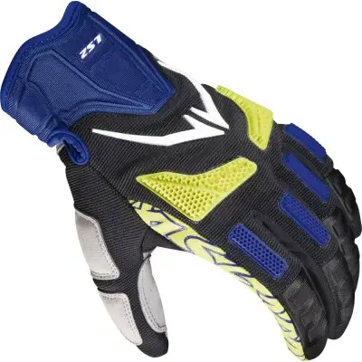 Guanti Moto Estivi Uomo/Donna In Pelle Traforata – Protezione Nocche, Armatura Morbida