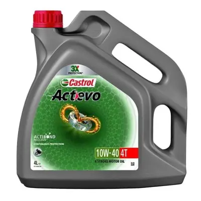 Olio Moto 4 Tempi Castrol Act-Evo 10W-40 4 Litri EA - Olio Cambio Moto