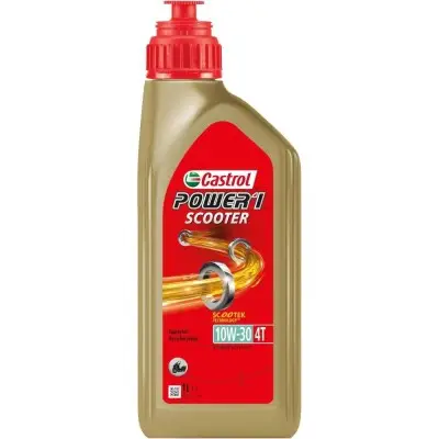Olio Moto 4 Tempi Castrol Power 1 Scooter 10W-30 1 Litro HSD - Olio Cambio Moto