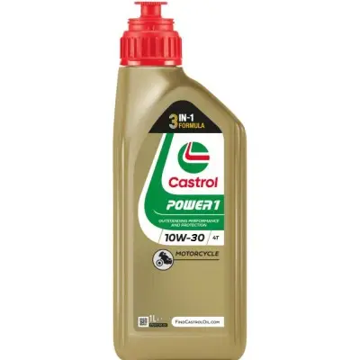 Olio Moto 4 Tempi Castrol POWER 1 10W-30 1 Litro H UJ - Olio Cambio Moto