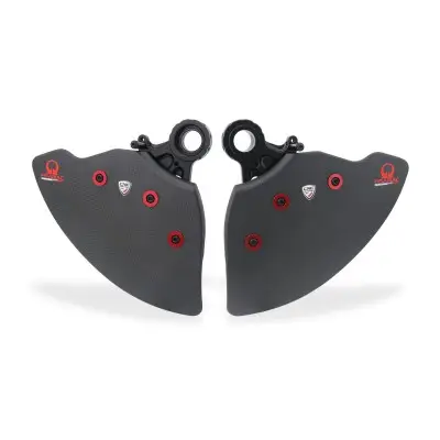 Cnc Racing ZA750YBPR GP DUCTS EVO - Sistema Raffreddamento Impianto Frenante - Carbonio Opaco - Pramac Racing Nero - Sistema ...