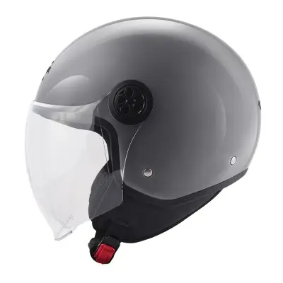 Casco Demi-Jet Kappa KV59 Basic Grigio Lucido - Caschi Moto Jet e Demi-jet