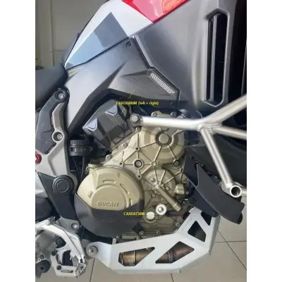 Fianchetti Sotto Serbatoio In Carbonio - Opaco CARD0280M Lightech - Carene e Accessori