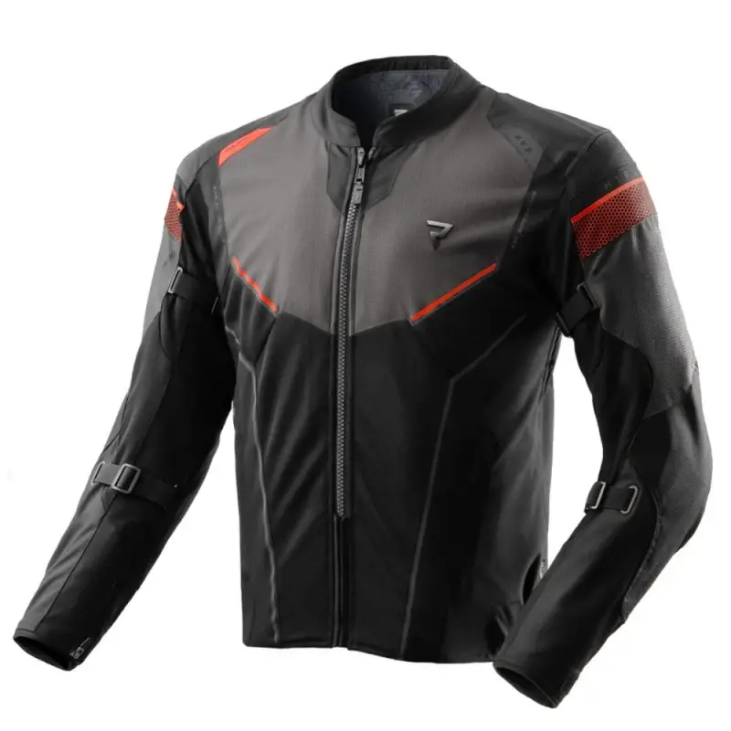 Giacca In Tessuto Rebelhorn HiFlow V Nero Grigio Rosso 5XL