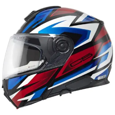 Casco Modulare Schuberth C5 ECE Dekor Zenith Blue - Caschi Moto Modulari