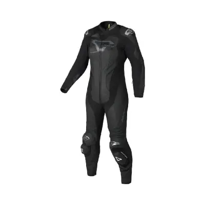 Tuta Intera Donna In Pelle Macna Blitz 1pc Nero - Tute Moto Donna