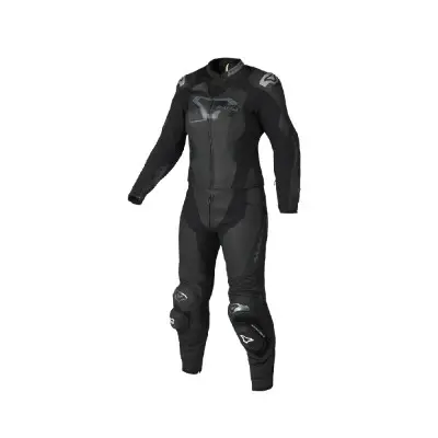 Tuta Divisibile Donna In Pelle Macna Blitz 2pc Nero - Tute Moto Donna