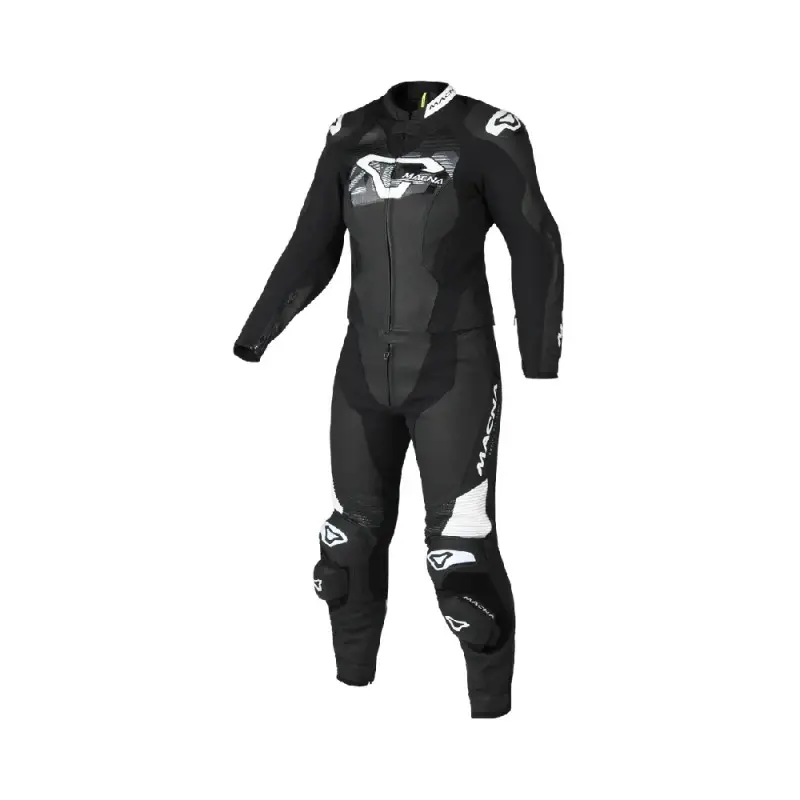Tuta Divisibile Donna In Pelle Macna Blitz 2pc Nero Bianco DONNA 36