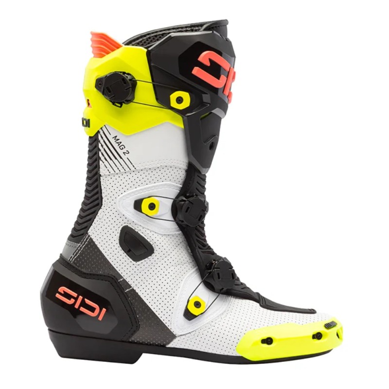 Stivali Moto Racing Sidi Mag 2 Air Giallo Fluo 42
