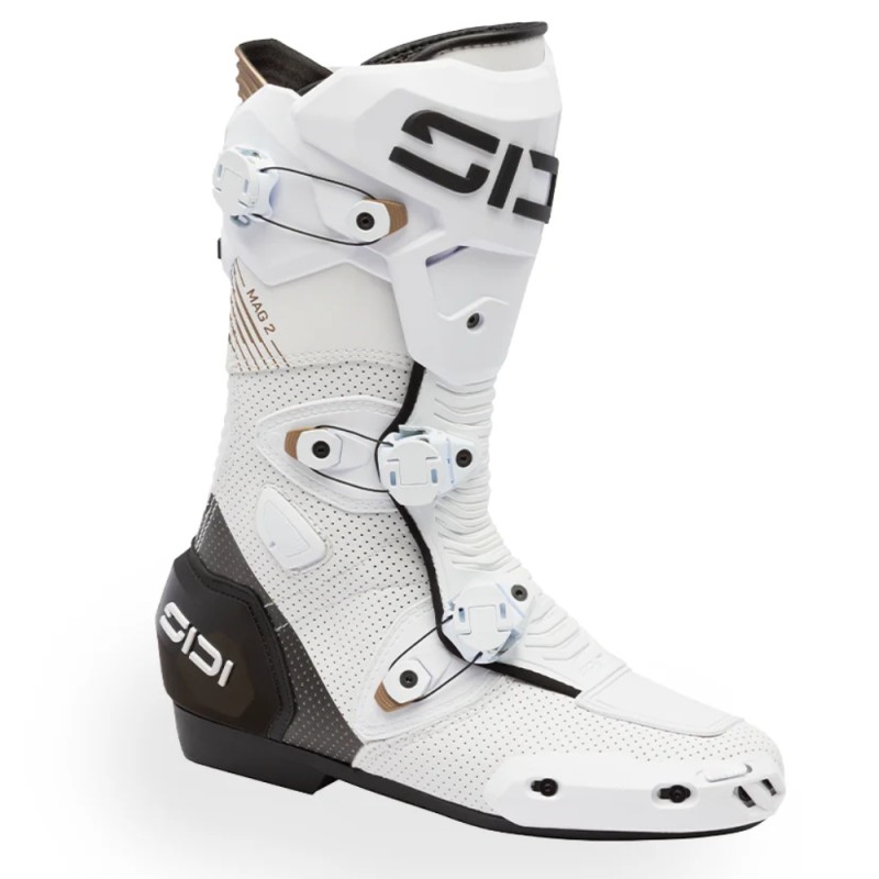 Stivali Moto Racing Sidi Mag 2 Air Bianco Nero 42