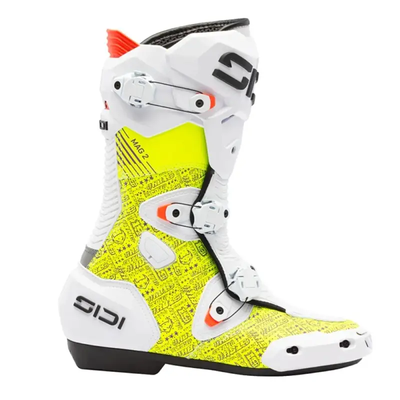 Stivali Moto Racing Sidi Mag 2 Air Giallo BTA001 41