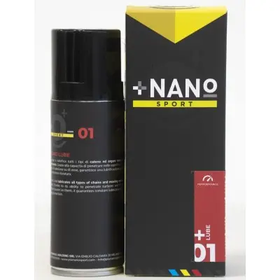 Lubrificazione ad Alta Adesività per Catene e Ingranaggi Nano+ Lube 200ml - Lubrificanti Moto e Scooter