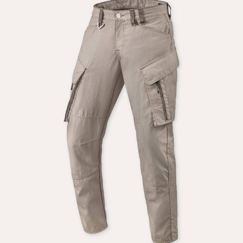 Pantaloni In Tessuto Cargo Revit Tristan Tapered Sabbia Standard L34 W38