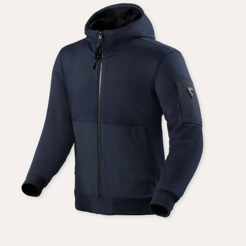 Felpa Revit Con Cappuccio Oakwood Blu Scuro M