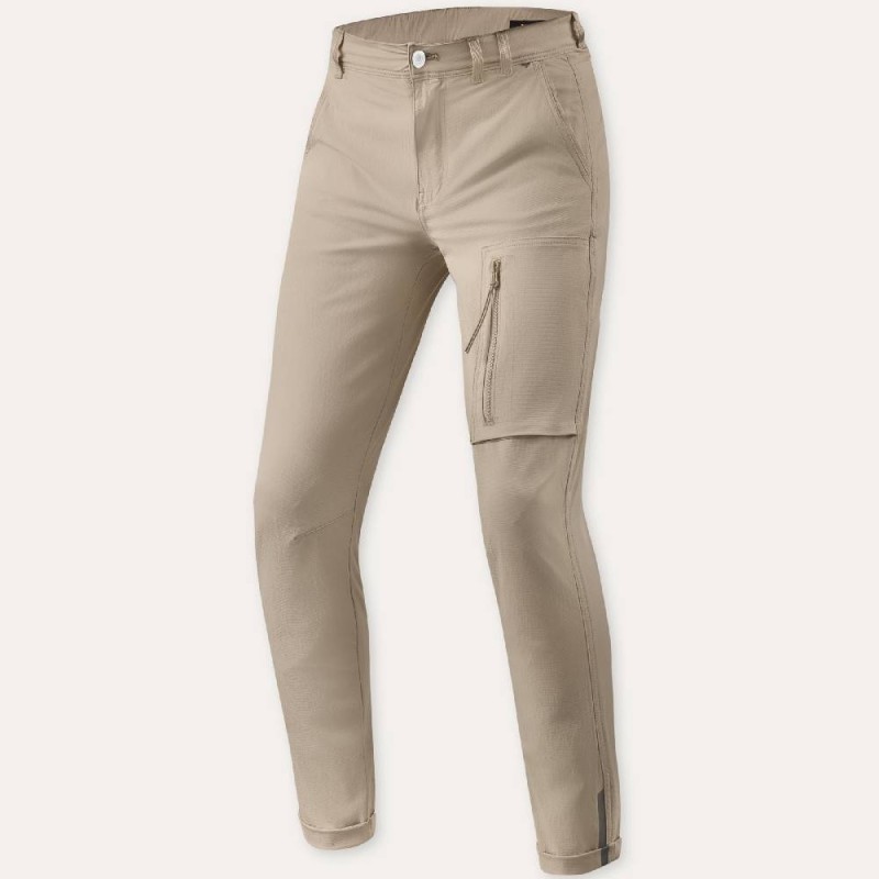Pantaloni In Tessuto Revit Chino Terry Skinny Sabbia L30 Extra Accorciato W34