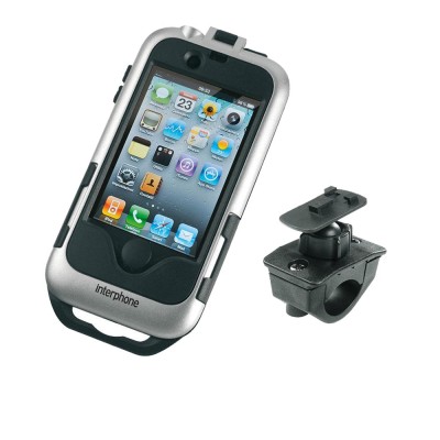 Custodia Attacco Porta Smartphone Cellularline Iphone4 Argento - Custodie Protettive
