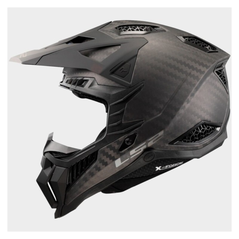 Casco Cross Ls2 MX703 C X-Force PRO FIM Carbonio Opaco XL