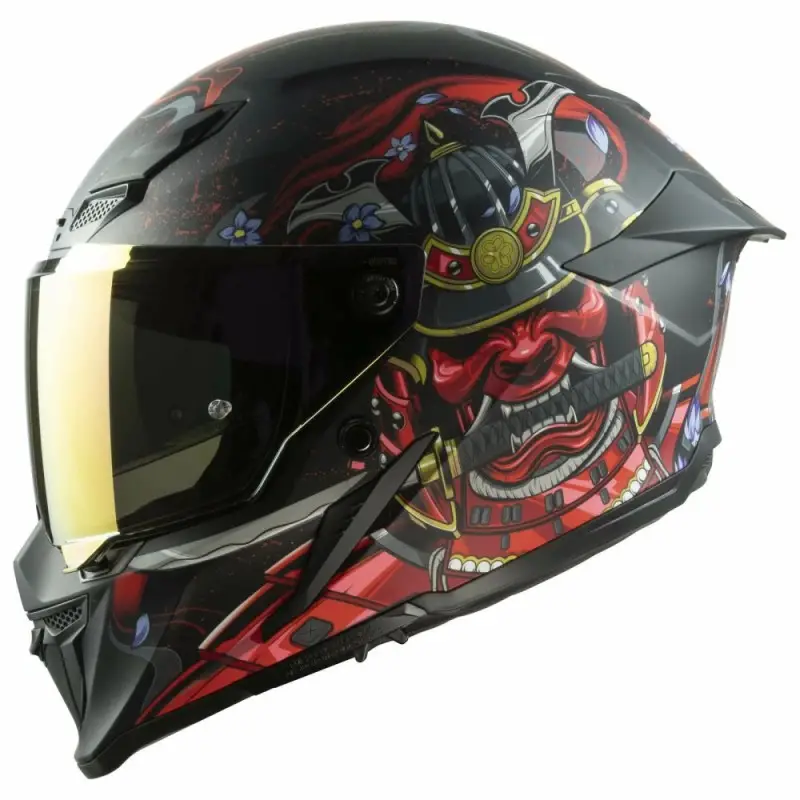 Casco Integrale MPH Blade Grafica Demone Nero Rosso XL