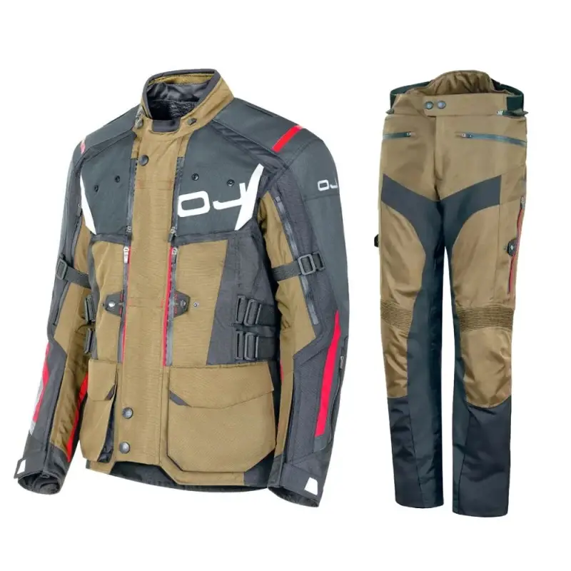 Completo Touring OJ Escaper Giacca e Pantalone Verde Nero