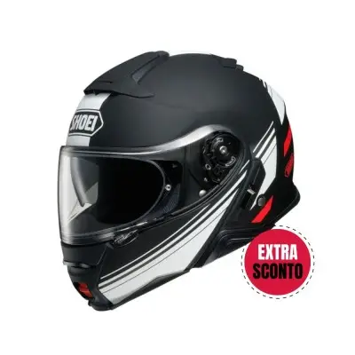 Casco Modulare Shoei Neotec II Separator Tc5 Nero Bianco - Caschi Moto Modulari
