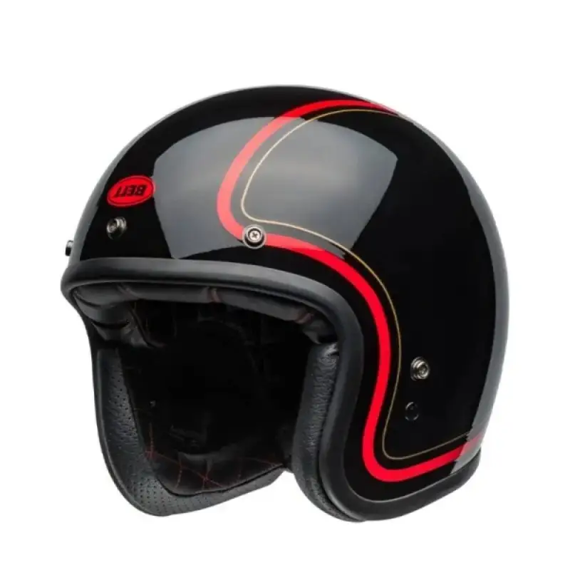 Casco Jet Vintage Bell Custom 500 2025 Chief Nero Lucido S