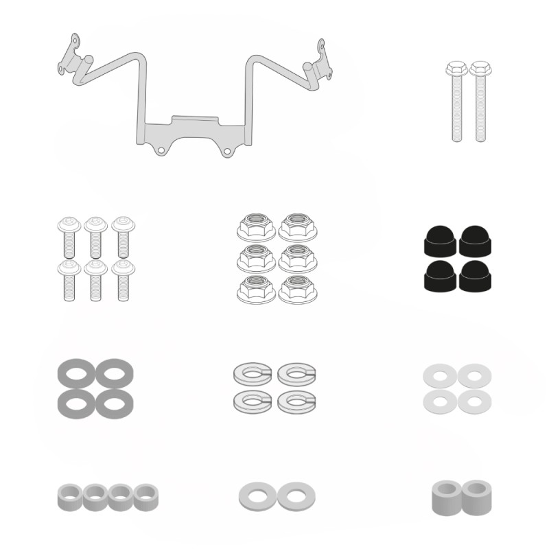 Kit Attacchi Parabrezza Kappa A9231AK