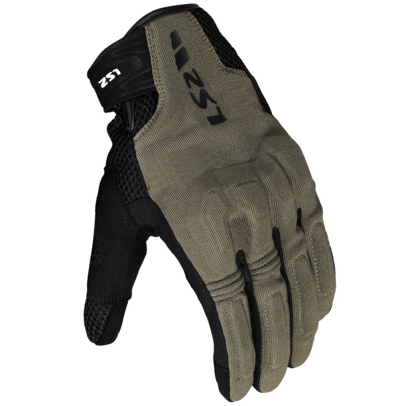 Guanti in Tessuto LS2 Dart III Verde Grigio 3XL