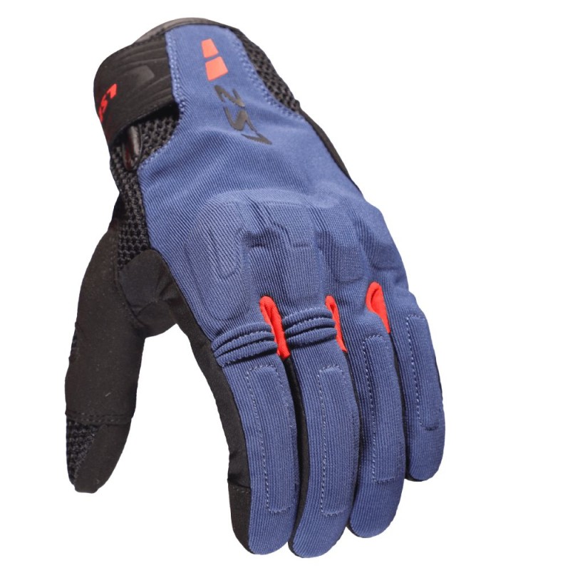 Guanti in Tessuto Donna LS2 Dart III Blu Rosso S