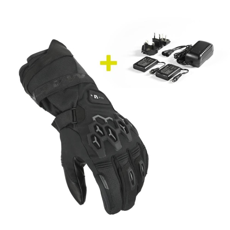 Guanti Donna Riscaldati In Tessuto Macna Rafina Rtx Kit Nero S