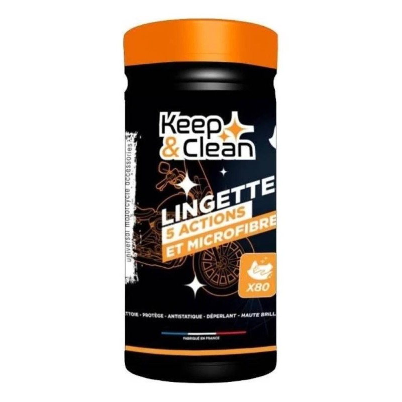 Keep & Clean 80 Lingettes 5 actions - Parti Esterne