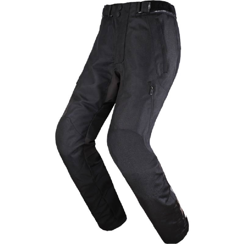 Pantaloni in Tessuto Ls2 Chart Evo Nero Accorciato - Pantaloni e Leggins Moto in Tessuto