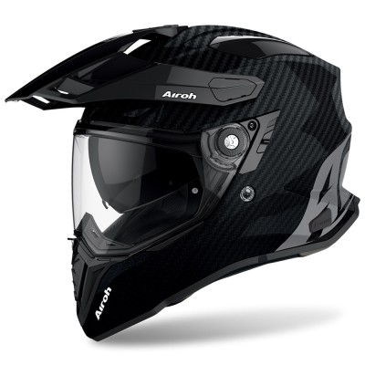 Casco Touring Airoh Commander Full Carbon Lucido - Caschi Moto On-Off Touring