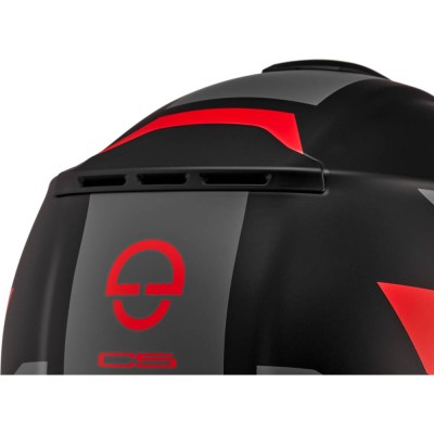 Casco Modulare Schuberth C5 ECE Eclipse Rosso Antracite - Caschi Moto Modulari