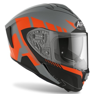 Casco Integrale Airoh Spark Rise Arancione Opaco - Caschi Moto Integrali