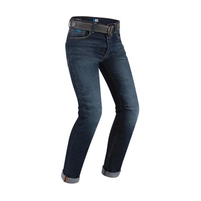 Jeans Uomo PMJ Caferacer Con Cintura Blu Standard - Jeans per Moto