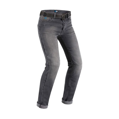 Jeans Moto Uomo PMJ Caferacer Con Cintura Grigio Standard - Jeans per Moto