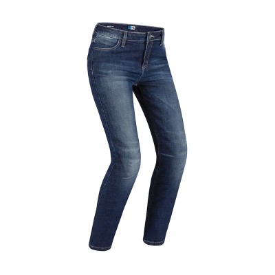 Jeans Donna PMJ New Rider Blu Standard - Pantaloni Moto Donna
