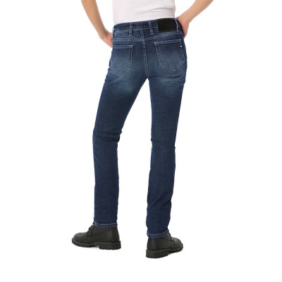 Jeans Donna PMJ New Rider Blu Standard - Pantaloni Moto Donna