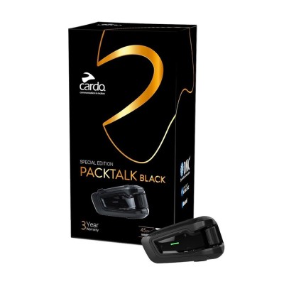 Interfono Cardo Packtalk Black Singolo - Interfoni Bluetooth Moto