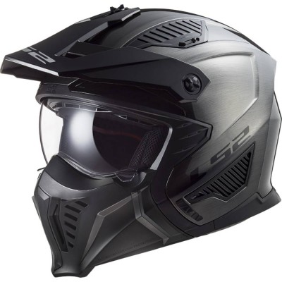 Casco Crossover Ls2 OF606 Drifter Solid Jeans Lucido - Caschi Moto Crossover